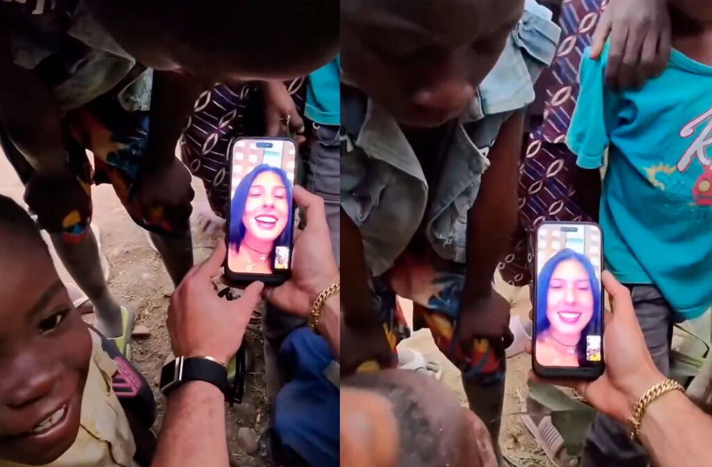 Ana Castela emociona crianças da África ao cantar durante chamada de vídeo com projeto social