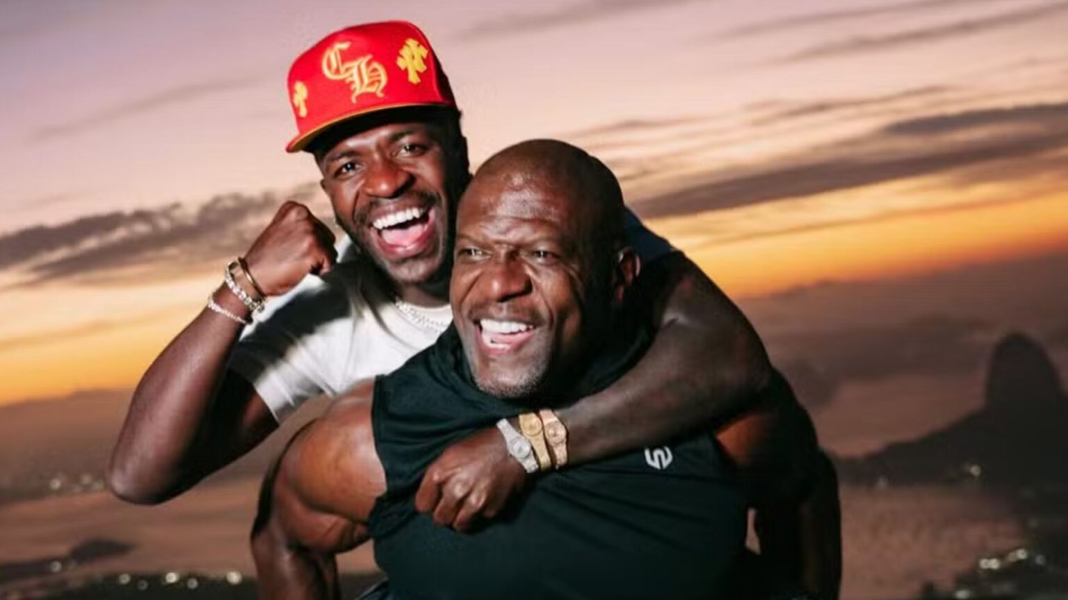 Vini Jr e Terry Crews