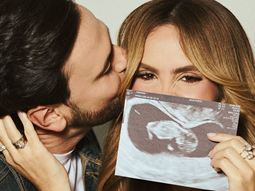 Mariana Fagundes anuncia primeira gravidez com Alessandro Souza após 20 anos de união
